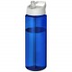 Bouteille de sport H2O Active® Vibe 850ml  couvercle bec verseur, Couleur : Bleu / Blanc