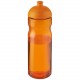 Bouteille de sport H2O Active® Eco Base 650ml avec couvercle dôme, Couleur : Orange
