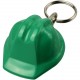 Porte-clés Kolt recyclé en forme de casque de chantier, Couleur : Vert