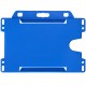 Porte-cartes Vega en plastique recyclé, Couleur : Bleu