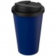 Mug Américano® recyclé isolant 350ml anti-fuite, Couleur : Bleu / Noir
