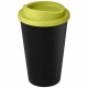 Gobelet recyclé de 350ml Americano® Eco, Couleur : Noir / Citron Vert