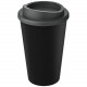 Gobelet recyclé de 350ml Americano® Eco, Couleur : Noir / Gris