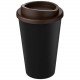 Gobelet recyclé de 350ml Americano® Eco, Couleur : Noir / Marron