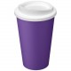 Gobelet recyclé isolant de 350ml Americano® Eco, Couleur : Violet / Blanc