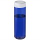 Bouteille H2O Active® Vibe 850ml avec couvercle vissé, Couleur : Bleu / Blanc