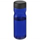 Bouteille H2O Active® Eco Base 650ml avec couvercle vissé, Couleur : Bleu / Noir