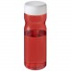 Bouteille H2O Active® Eco Base 650ml avec couvercle vissé, Couleur : Rouge / Blanc