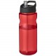 Gourde de sport H2O Active® Base Tritan™ de 650 ml avec couvercle à bec verseur, Couleur : Rouge / Noir