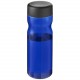 Bouteille de sport H2O Active® Base Tritan™ de 650 ml avec couvercle và visser, Couleur : Bleu / Noir
