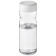 Bouteille de sport H2O Active® Base Tritan™ de 650 ml avec couvercle và visser, Couleur : Translucide / Blanc
