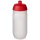 Bouteille de sport HydroFlex™ Clear 500 ml, Couleur : Rouge / Givré