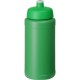 Gourde de sport recyclée Baseline de 500 ml, Couleur : Vert / Vert