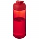 Bouteille de sport H2O Active® Octave Tritan™ de 600 ml avec couvercle à clapet, Couleur : Rouge / Rouge