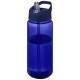 Bouteille de sport H2O Active® Octave Tritan™ de 600 ml avec couvercle à bec verseur, Couleur : Bleu / Bleu