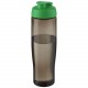 Bouteille de sport H2O Active® Eco Tempo de 700 ml avec couvercle à bec verseur, Couleur : Vert / Charbon
