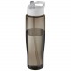 Bouteille de sport H2O Active® Eco Tempo de 700 ml avec couvercle à bec verseur, Couleur : Blanc / Charbon