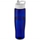 Bouteille de sport H2O Active® Eco Tempo de 700 ml avec couvercle à bec verseur, Couleur : Blanc / Bleu