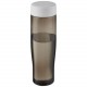 Bouteille d'eau H2O Active® Eco Tempo de 700 ml avec couvercle vissé, Couleur : Blanc / Charbon