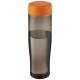 Bouteille d'eau H2O Active® Eco Tempo de 700 ml avec couvercle vissé, Couleur : Orange / Charbon