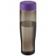 Bouteille d'eau H2O Active® Eco Tempo de 700 ml avec couvercle vissé, Couleur : Violet / Charbon
