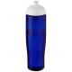 Bouteille de sport H2O Active® Eco Tempo de 700 ml avec couvercle dôme, Couleur : Blanc / Bleu