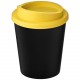 Gobelet recyclé Americano® Espresso Eco de 250 ml, Couleur : Noir / Jaune