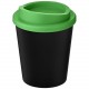 Gobelet recyclé Americano® Espresso Eco de 250 ml, Couleur : Noir / Vert