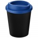 Gobelet recyclé Americano® Espresso Eco de 250 ml, Couleur : Noir / Bleu minéral