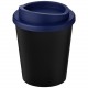 Gobelet recyclé Americano® Espresso Eco de 250 ml, Couleur : Noir / Bleu