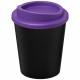 Gobelet recyclé Americano® Espresso Eco de 250 ml, Couleur : Noir / Violet