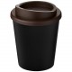 Gobelet recyclé Americano® Espresso Eco de 250 ml, Couleur : Noir / Marron