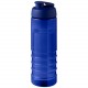 Bouteille de sport H2O Active® Eco Treble de 750 ml avec couvercle à bascule, Couleur : Bleu / Bleu