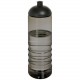 Bouteille de sport H2O Active® Eco Treble de 750 ml avec couvercle dôme, Couleur : Charbon / Noir