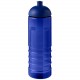 Bouteille de sport H2O Active® Eco Treble de 750 ml avec couvercle dôme, Couleur : Bleu / Bleu