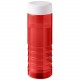 Bouteille de sport H2O Active® Eco Treble de 750 ml avec couvercle vissé, Couleur : Rouge / Blanc