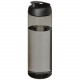 Bouteille de sport H2O Active® Eco Vibe de 850 ml avec couvercle à bascule, Couleur : Charbon / Noir
