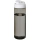 Bouteille de sport H2O Active® Eco Vibe de 850 ml avec couvercle à bascule, Couleur : Charbon / Blanc