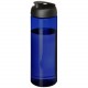 Bouteille de sport H2O Active® Eco Vibe de 850 ml avec couvercle à bascule, Couleur : Bleu / Noir
