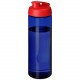 Bouteille de sport H2O Active® Eco Vibe de 850 ml avec couvercle à bascule, Couleur : Bleu / Rouge