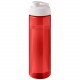 Bouteille de sport H2O Active® Eco Vibe de 850 ml avec couvercle à bascule, Couleur : Rouge / Blanc