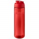 Bouteille de sport H2O Active® Eco Vibe de 850 ml avec couvercle à bascule, Couleur : Rouge / Rouge