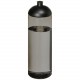 Bouteille de sport H2O Active® Eco Vibe de 850 ml avec couvercle dôme, Couleur : Charbon / Noir