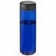 Bouteille d'eau H2O Active® Eco Vibe de 850 ml avec couvercle vissé, Couleur : Bleu / Noir