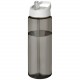 Bouteille de sport H2O Active® Eco Vibe de 850 ml avec couvercle à bec verseur, Couleur : Charbon / Blanc