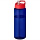 Bouteille de sport H2O Active® Eco Vibe de 850 ml avec couvercle à bec verseur, Couleur : Bleu / Rouge