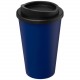 Gobelet isolant recyclé Americano® 350ml, Couleur : Bleu / Noir