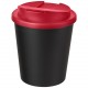 Gobelet isolant Espresso Brite-Americano® 250ml avec couvercle anti-fuite, Couleur : Noir / Rouge