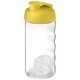 Bouteille shaker H2O Active® Bop 500 ml, Couleur : Jaune / Translucide