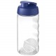 Bouteille shaker H2O Active® Bop 500 ml, Couleur : Bleu / Translucide
